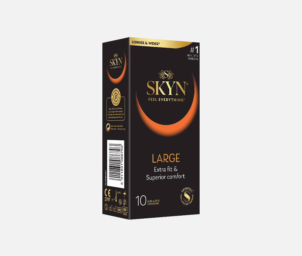 SKYN® Large 50 pack of non latex condoms plus FREE 10 pack SKYN® Large 50 pack of non latex condoms plus FREE 10 pack