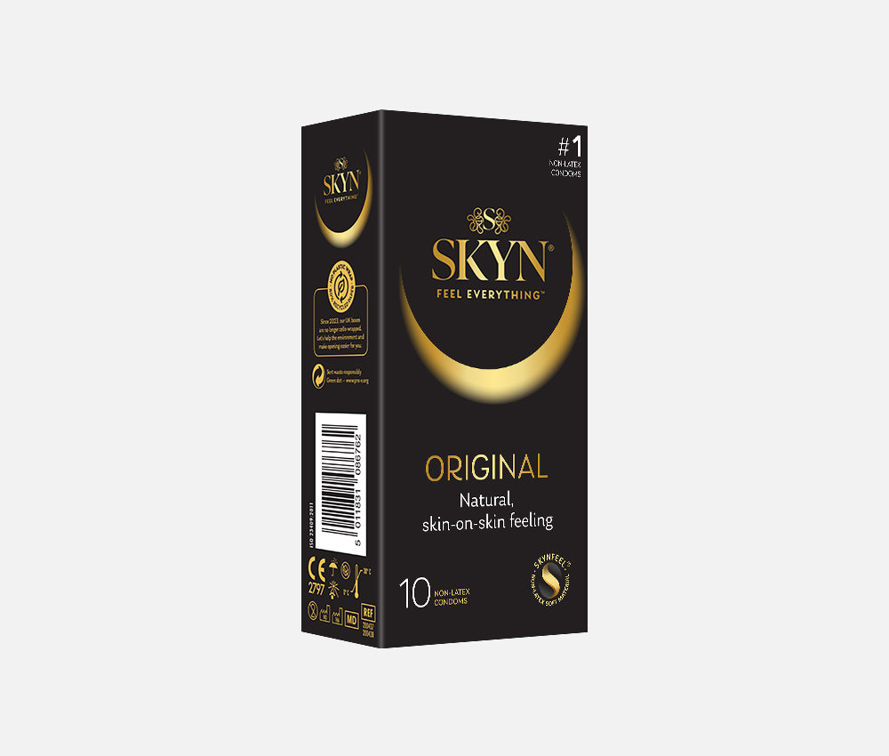 SKYN® EXTRA LUBE 50 PACK OF NON LATEX CONDOMS PLUS FREE 10 PACK CONDOMS SKYN® EXTRA LUBE 50 PACK OF NON LATEX CONDOMS PLUS FREE 10 PACK CONDOMS