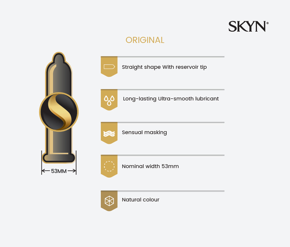 SKYN® ORIGINAL NON LATEX CONDOMS 10 PACK SKYN® ORIGINAL NON LATEX CONDOMS 10 PACK