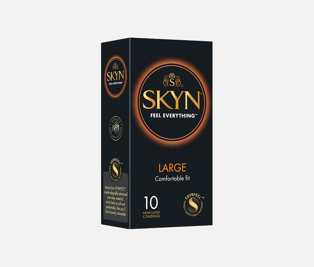 SKYN® LARGE NON LATEX CONDOMS 10 PACK SKYN® LARGE NON LATEX CONDOMS 10 PACK