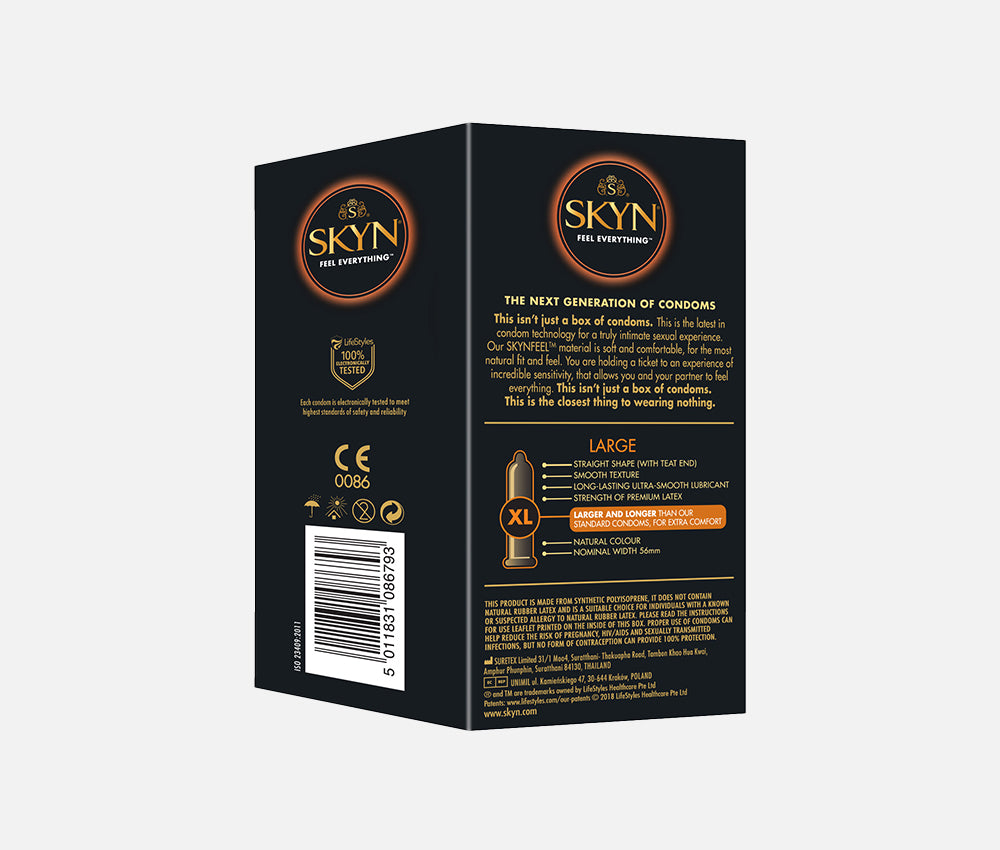 SKYN® LARGE 50 PACK OF NON LATEX CONDOMS SKYN® LARGE 50 PACK OF NON LATEX CONDOMS