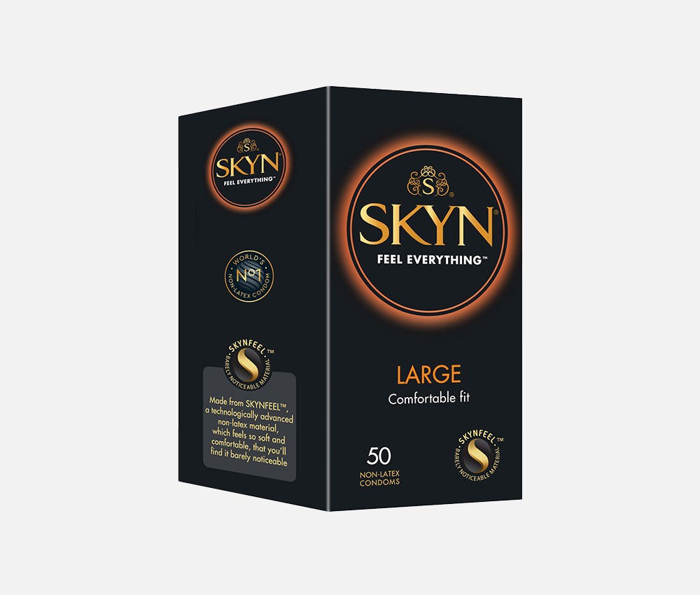 SKYN® LARGE 50 PACK OF NON LATEX CONDOMS SKYN® LARGE 50 PACK OF NON LATEX CONDOMS
