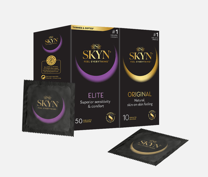 SKYN® ELITE 50 PACK OF NON LATEX CONDOMS + Free 10 Pack