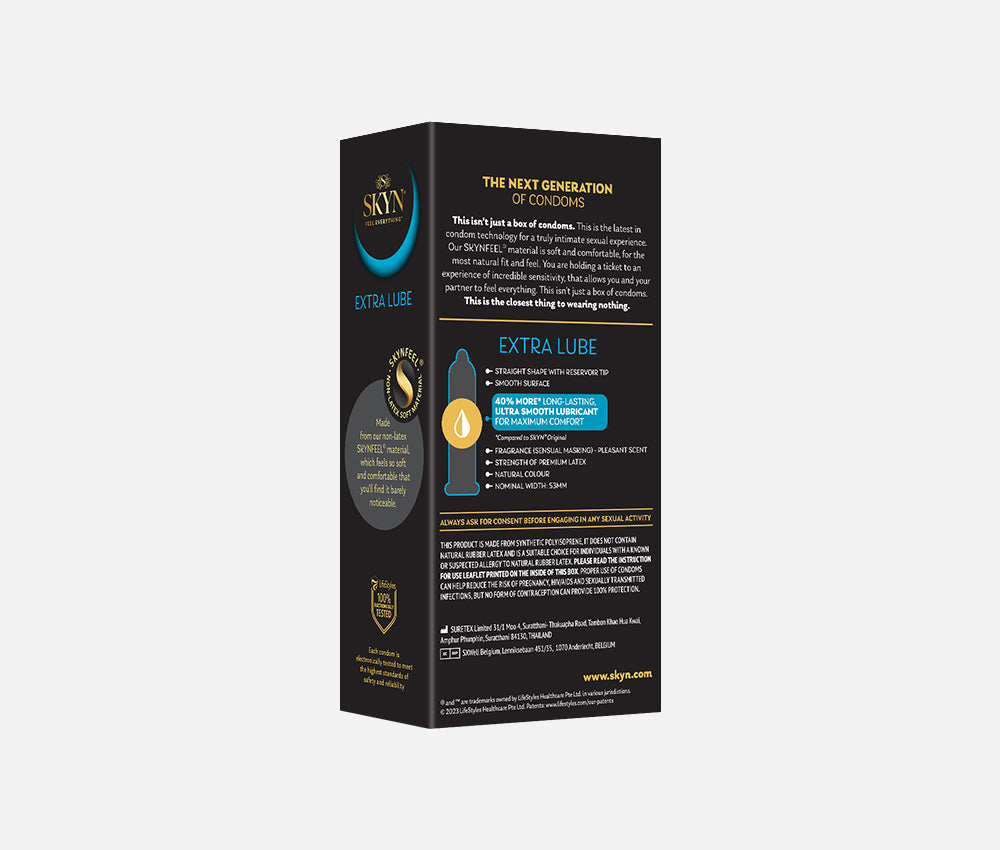 SKYN® Extra Lube non-latex condoms