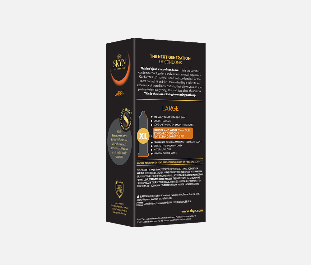 SKYN® Large non-latex condoms