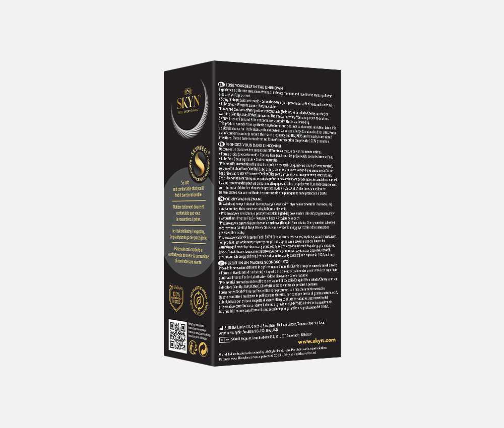 SKYN® Unknown Pleasures non-latex condoms