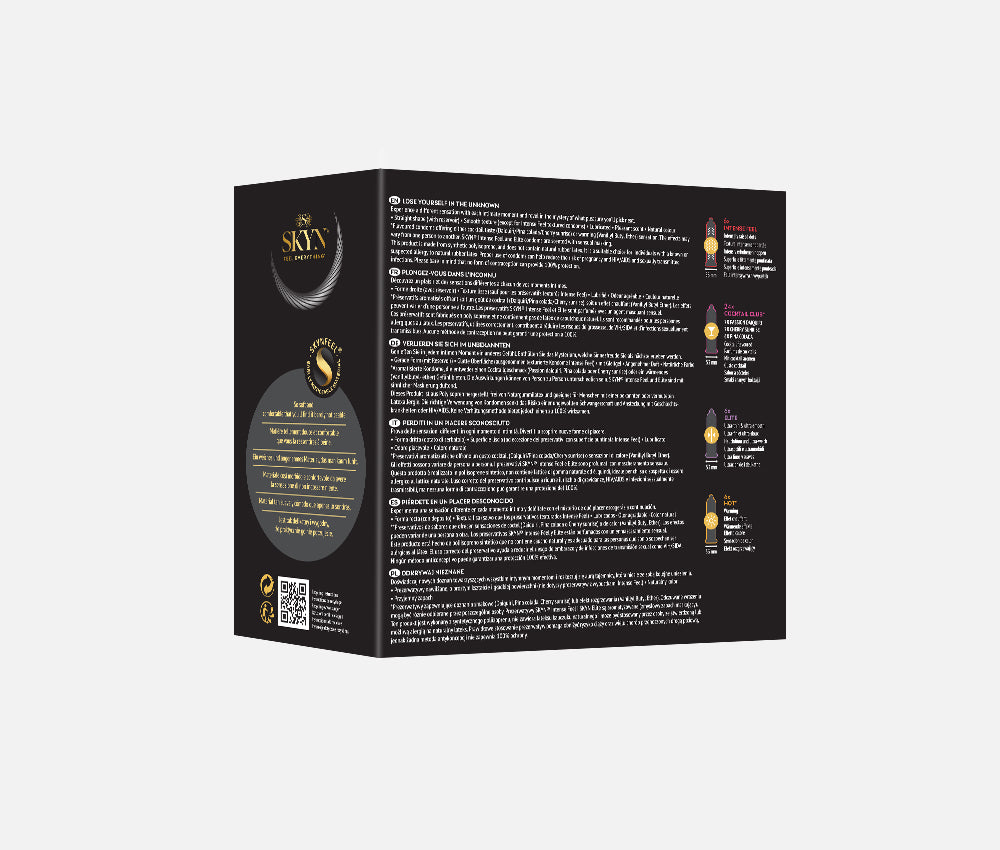 SKYN® Unknown Pleasures non-latex condoms