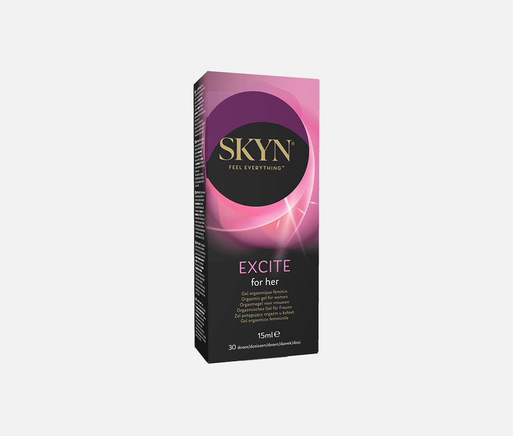 SKYN® Large Non Latex Condoms - 6 x 10 Pack of 60 + Orgasmic Gel for Her