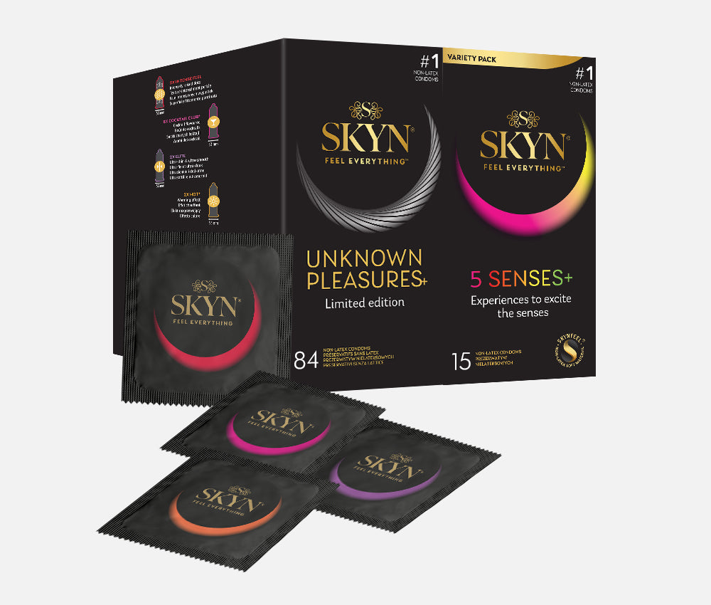 SKYN® Unknown Pleasures non-latex condoms