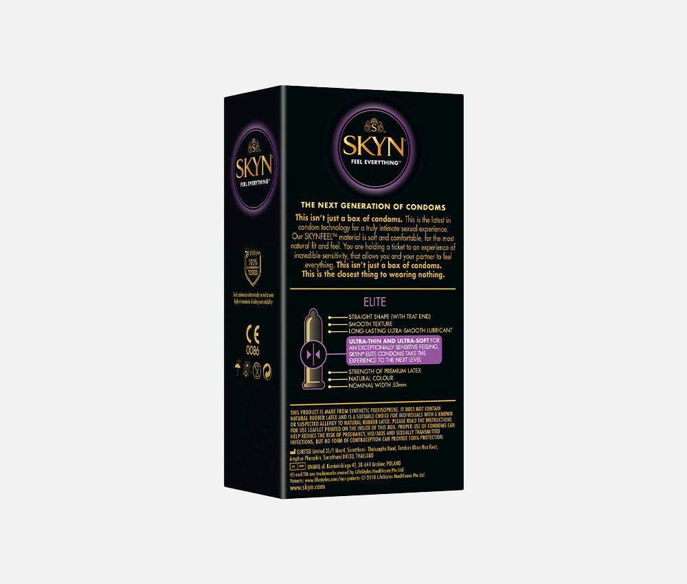 SKYN® ELITE NON LATEX CONDOMS 10 PACK