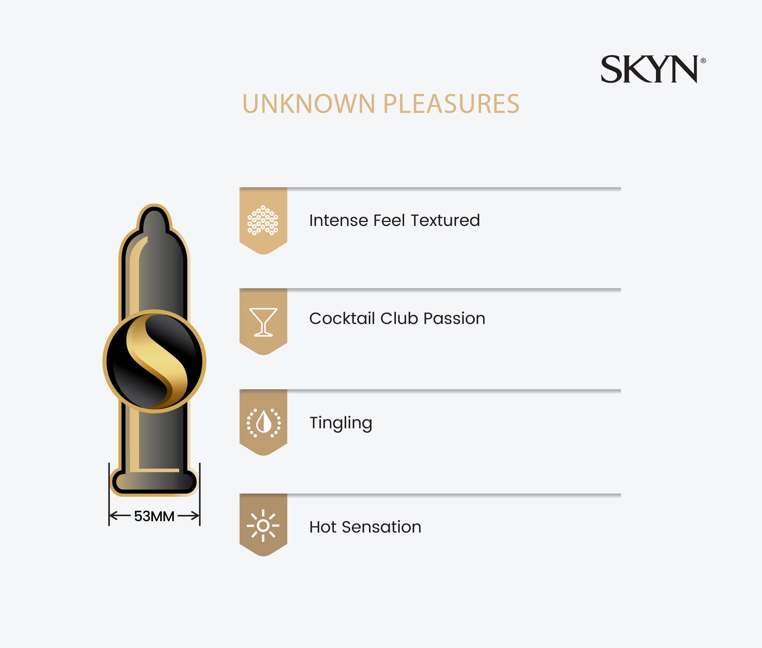 SKYN® UNKNOWN PLEASURES LIMITED-EDITION 14 PACK OF NON LATEX CONDOMS